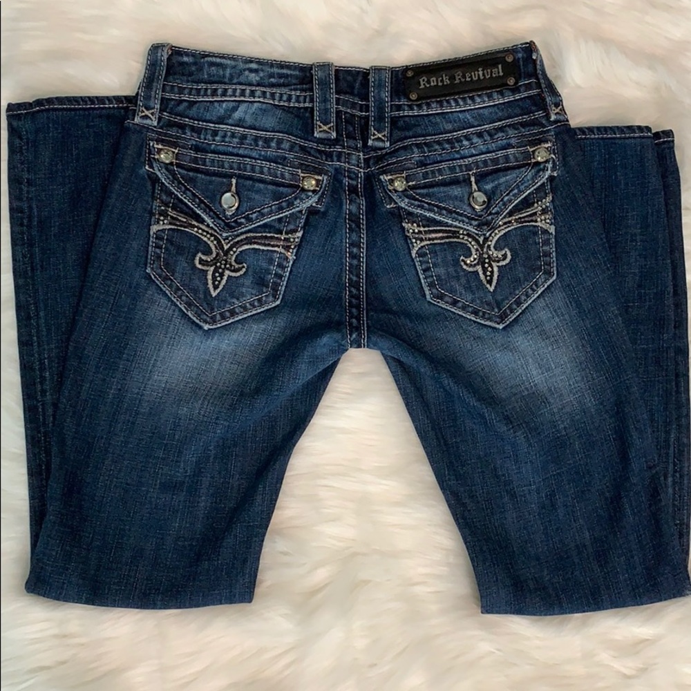 Rock Revival Jeans! Great Condition! Size: 26!